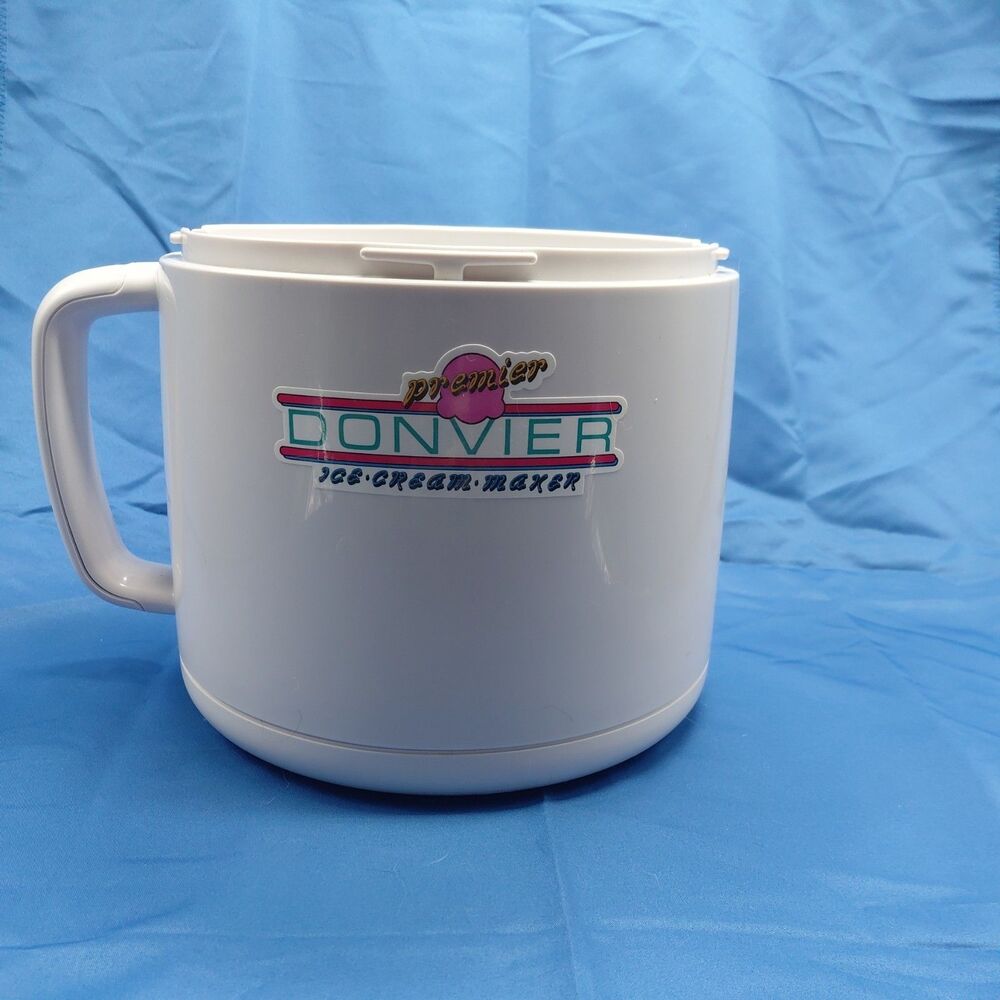 Donvier Premier Ice Cream Maker Replacement Base 1 Qt White